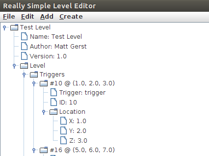 Early prototype of Audio Visio's Level Editor